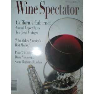  Wine Spectator Magazine November 15 1994 California Cabernet 