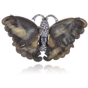   Antique Inspired Acrylic Body Moth Fly Insect Cute Brooch Pin Jewelry