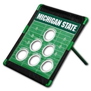 Michigan State Spartans MSU NCAA Single Target Bean Bag Football Toss 
