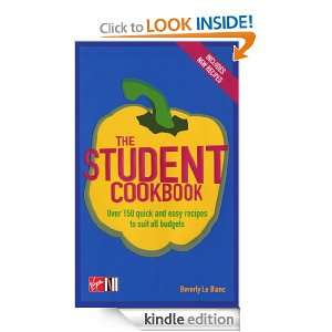 The Student Cookbook Beverly Le Blanc  Kindle Store