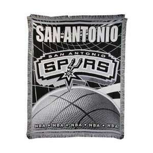  San Antonio Spurs Jacquard Woven Blanket Throw Sports 