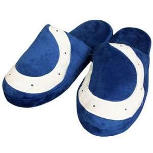  Indianapolis Colts Big Logo Hard Sole Slippers   Large 