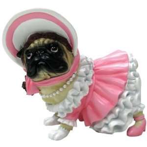  Pug Lover Southern Belle Dog Collectible Figurine