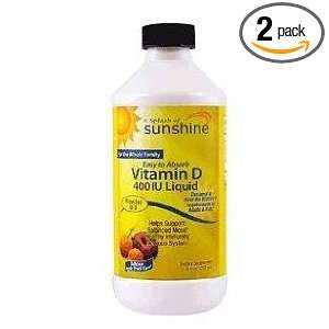  Nutrition Works Liquid Vitamin D, 8 Ounce Bottle (Pack of 