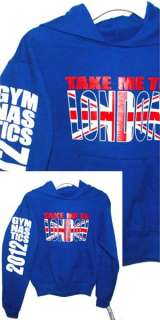 NEW! 2012 London OLYMPIC GYMNASTICS leotards, t shirts, sweatshirts 