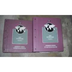 1997 Ford Econoline Van Service Shop Repair Manual Set (two volume set 