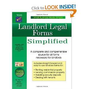  Landlord Legal Forms Small Business Made Simple Series 