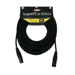   GOLD Premium Microphone (Mic) Cable   50 (Feet) Length Electronics