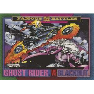 Ghost Rider vs. Blackout #159 (Marvel Universe Series 4 Trading Card 