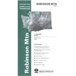  Map Robinson Mountain   Surface Management WA DNR Books