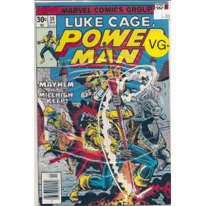  Power Man # 39, 4.5 VG + Marvel Books
