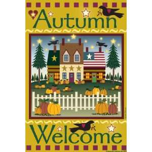  Jeremiah Junction Garden Flags, Welcome Autumn: Arts 