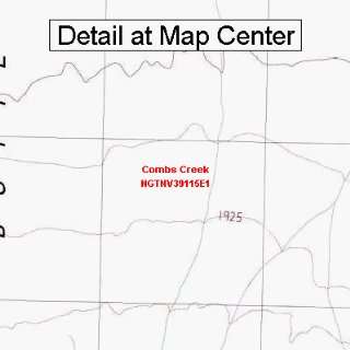  USGS Topographic Quadrangle Map   Combs Creek, Nevada 