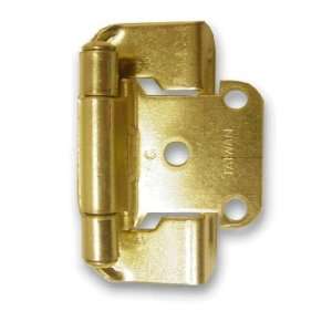   Hinges Bright Brass Semi Wrap Self Closing HAM 14973: Home Improvement