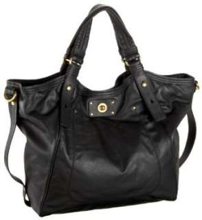   Marc By Jacobs T Francesca Leather Tote Black Handbag Clothing