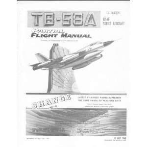  Convair TB 58 A Aircraft Flight Manual Convair Books