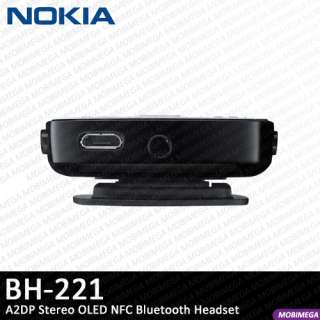   221 FM Radio A2DP Stereo Caller ID NFC Bluetooth Headset White  