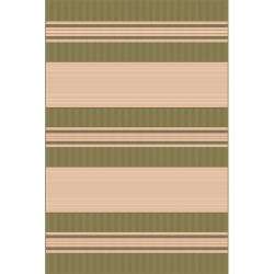 Woven Striped Green Rug (411 x 76)  Overstock