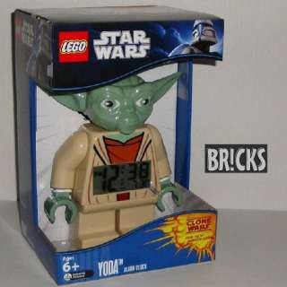 New LEGO Star Wars YODA Minifig Alarm Clock NIB  