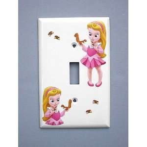  BABY Princess Aurora Sleeping Beauty Single Switch Plate 
