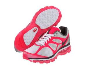   Nike Air Max+ 2012 White, Pink, and Grey Fashion Comfort Athletic Shoe