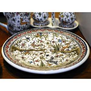  Portuguese Pottery Faience Lunch Plate 