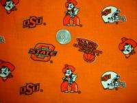 Baby Car Seat Carrier Cover w/Oklahoma State fabric  