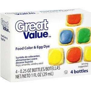 Neon Assorted Food Color and Egg Dye   1 ounce Kitchen 