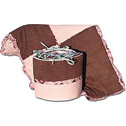Chocolate Delight 3 piece Portable Crib Bedding  Overstock
