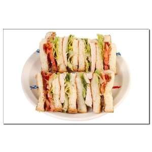 Club Sandwich On Your Food Mini Poster Print by 