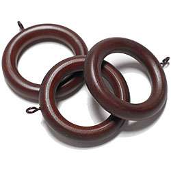 Wood 1.5 inch Drapery Rings (Set of 10)  Overstock