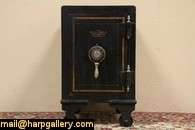   era iron safe has a working combination lock and lever action handle