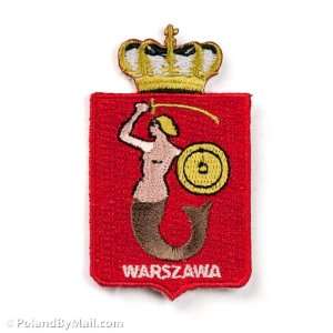  Sew On Patch   Warsaw, Poland City Crest Patio, Lawn 