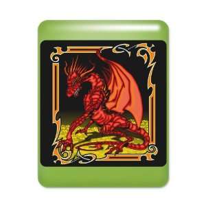  iPad Case Key Lime Red Dragon Tapestry 
