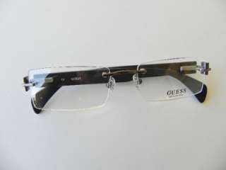 GUESS 1600 GU GUNMETAL EYEGLASSES RIMLESS GU1600 NEW AUTHENTIC  