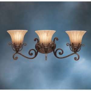 Kichler 5057CZ Cottage Grove Wall Sconce in Carre Bronze with Optional 