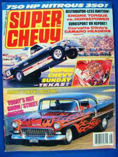 Super Chevy August 1988 750 HP Nitrous 350  