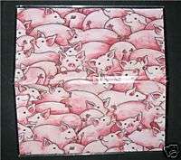 CUTE PINK PIGS Fabric 2 YR Calendar Planner * PIGGY PIG  