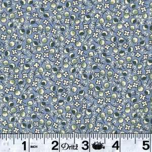  45 Wide 3s Company March Flaked Blue Fabric By The Yard 