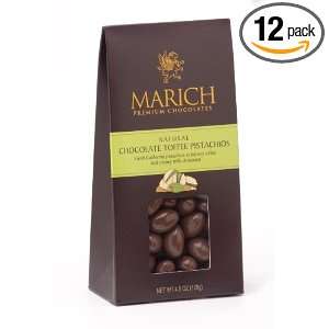 Marich Chocolate Toffe Pistachios, 4.5 Ounce (Pack of 12)  