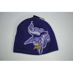  Reebok Minnesota Vikings Big Logo Shadow Beanie Cap 