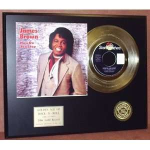  JAMES BROWN GOLD 45 RECORD PICTURE SLEEVE LIMITED EDITION 