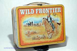 Wild Frontier Metal Lunchbox with Spinner from Ohio Art 1977  