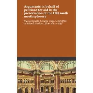  Arguments in behalf of petitions for aid in the 