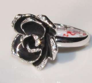 Sterling Silver Rose Princess Engagement Victorian Ring  