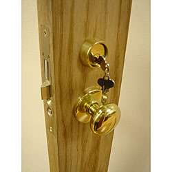 Mortise Gate Left Hand Double Cylinder Lock Set  Overstock