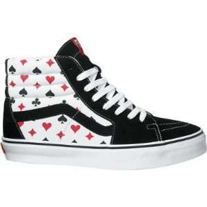 Vans Skateboard Shoes SK8 HI   Cards   Size 6:  Sports 