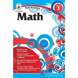    12 Pack CARSON DELLOSA SKILL BUILDERS MATH GR 3: Everything Else