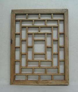 Simple Chinese Old Carved Wooden Panel Shutter SE28 05  