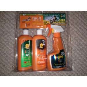   DOWN WIND SCENT PREVENTION 3 STEP SYSTEM WITH BONUS